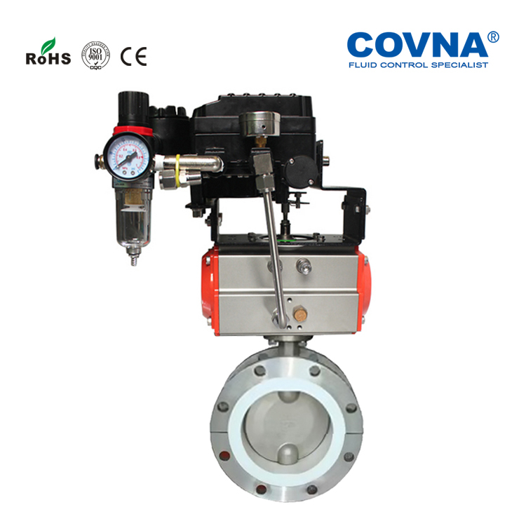 氣動不銹鋼法蘭蝶閥 帶定位器.jpg