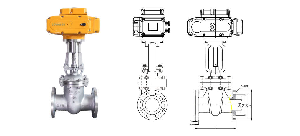 精小型多回轉電動閘閥
