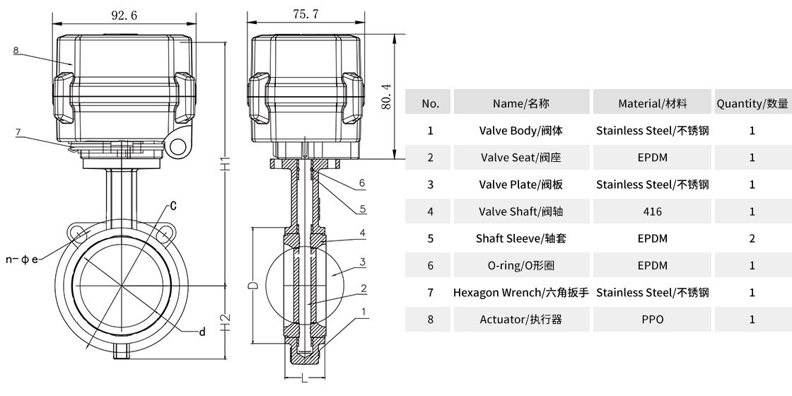 科威納COVNA微型電動(dòng)不銹鋼對(duì)夾式蝶閥_A150-T系列-零部件.jpg