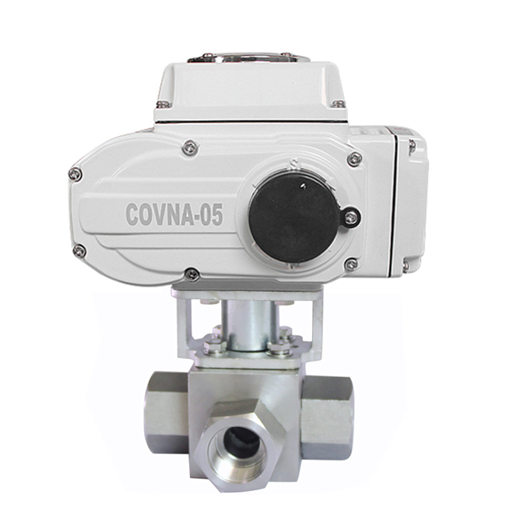 HK-60-Q-GT電動不銹鋼高壓三通內(nèi)螺紋球閥