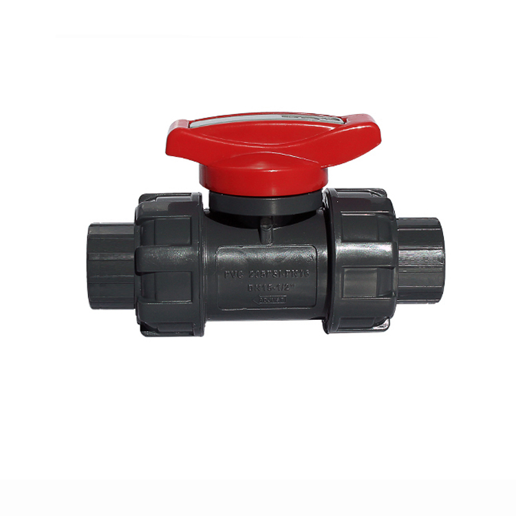 手動(dòng)UPVC雙由令球閥