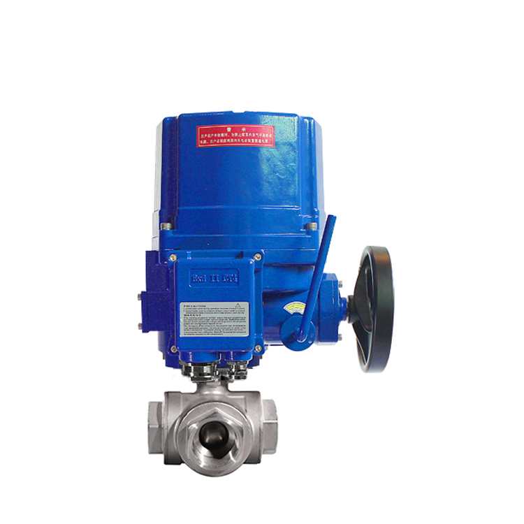 HK60Q-EX-T防爆電動三通內螺紋球閥