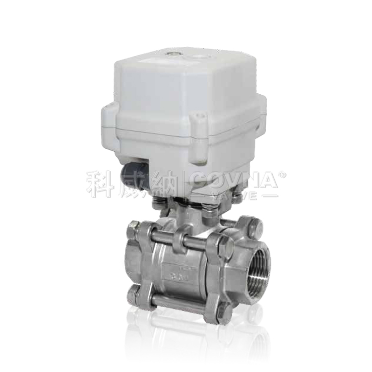 A150-T系列快裝卡箍三片式微型電動(dòng)球閥_A150-T32-S23-B